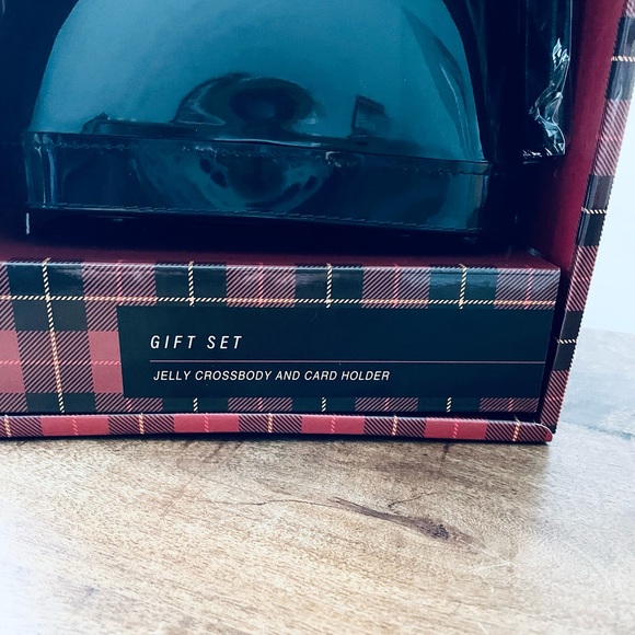 NIB Mini Me Jelly Crossbody and Cardholder / Black - Picture 5 of 7